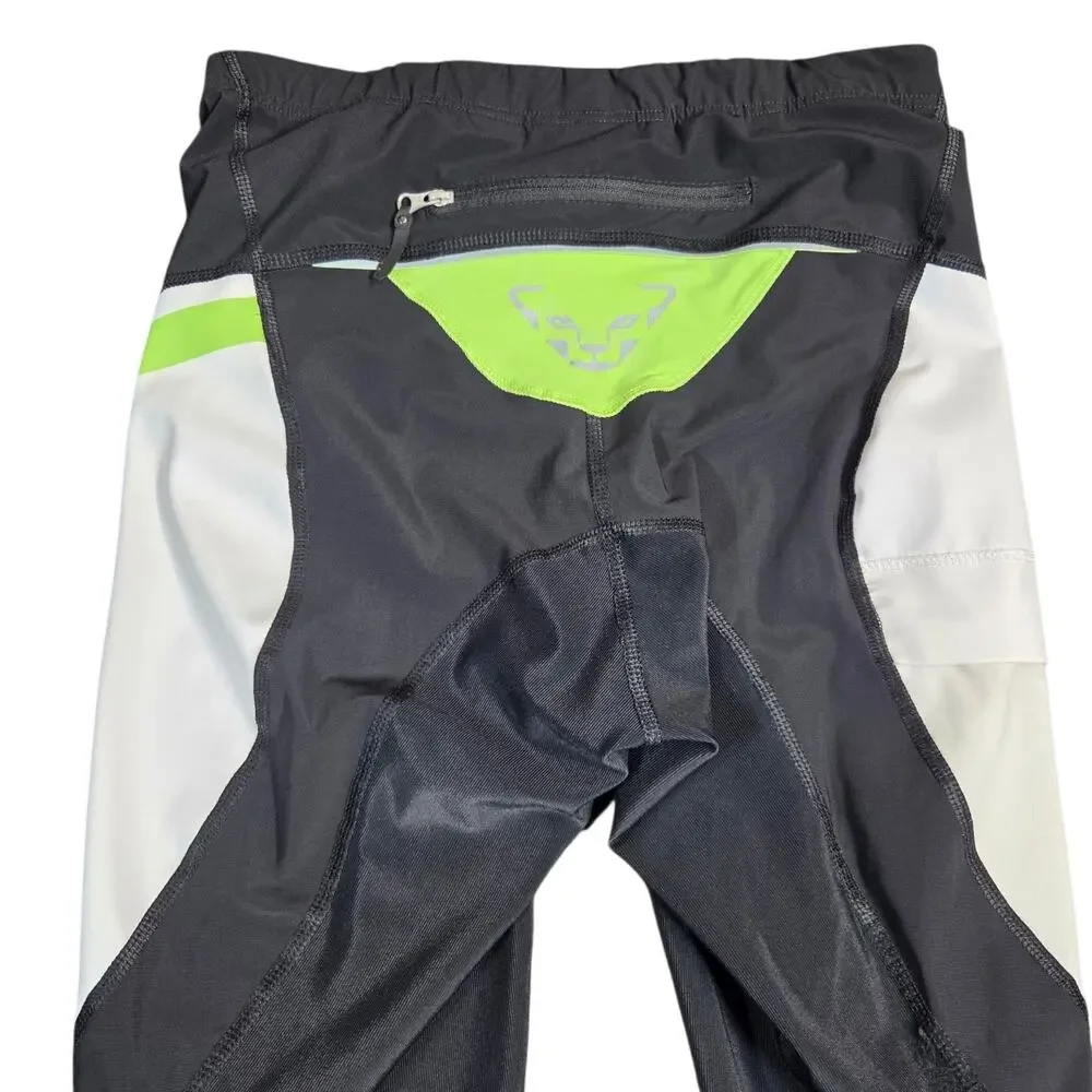 Dynafit‎ Trekking Outdoor Tight Fit Black And Green Pants Size 32 Hiking Riding